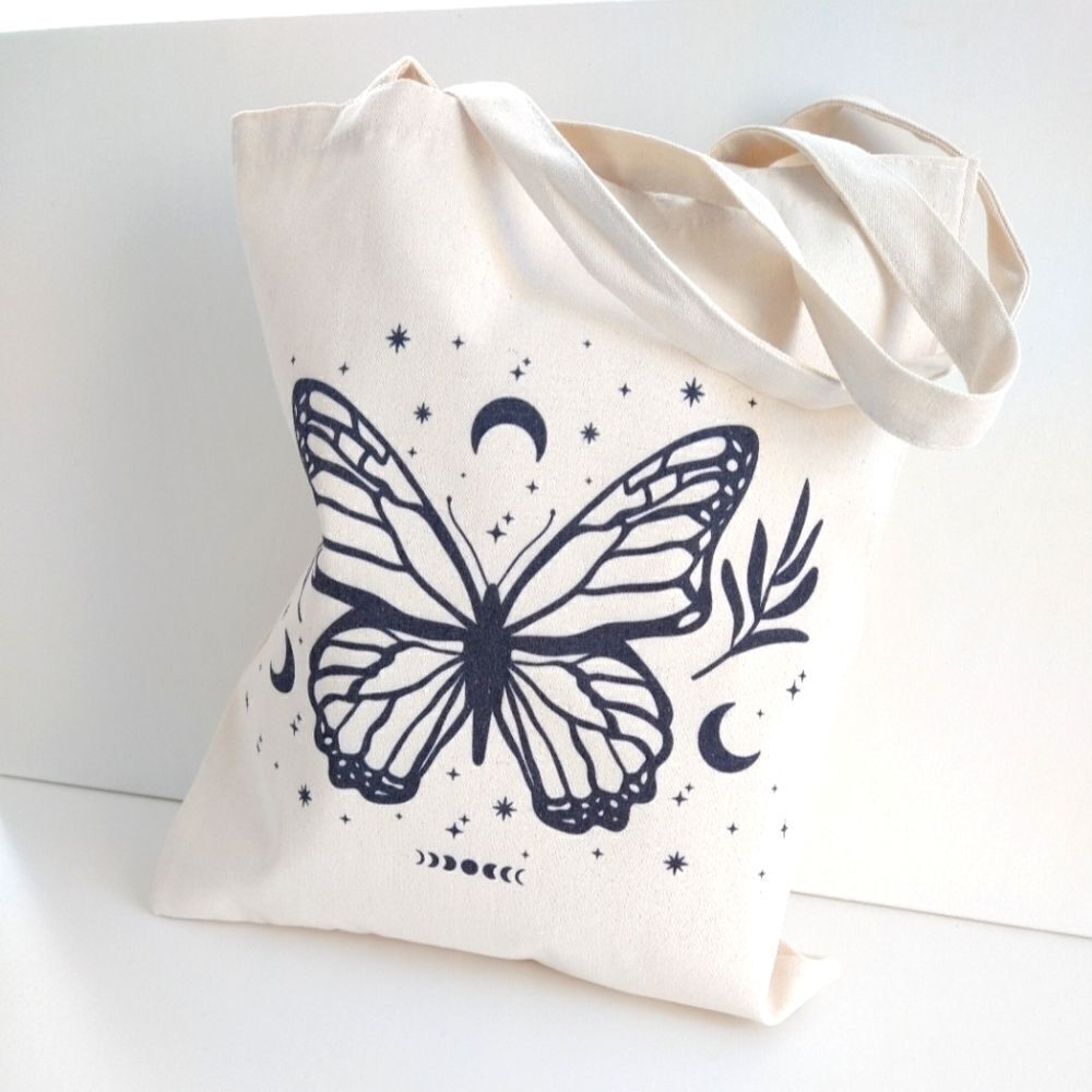 3/$25 Butterfly Tote Bag